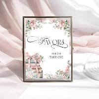 New Chapter Storybook Floral Baby Shower Favors