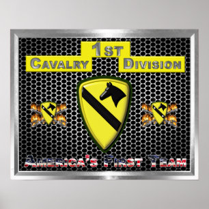 Póster New Cool Redesigned 1st Cavalry Division