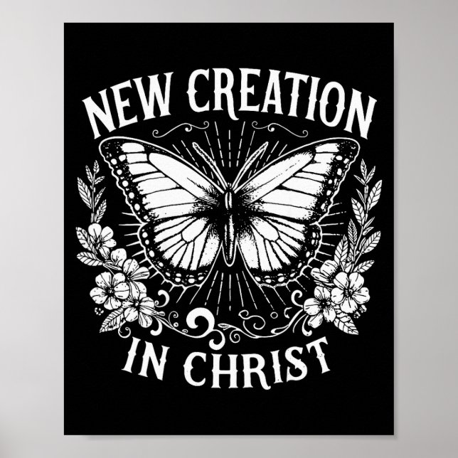 Póster New Creation In Christ, Christianity, Sublimation  (Frente)