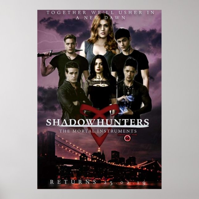Póster New Dawn Shadowhunters 3b (Frente)