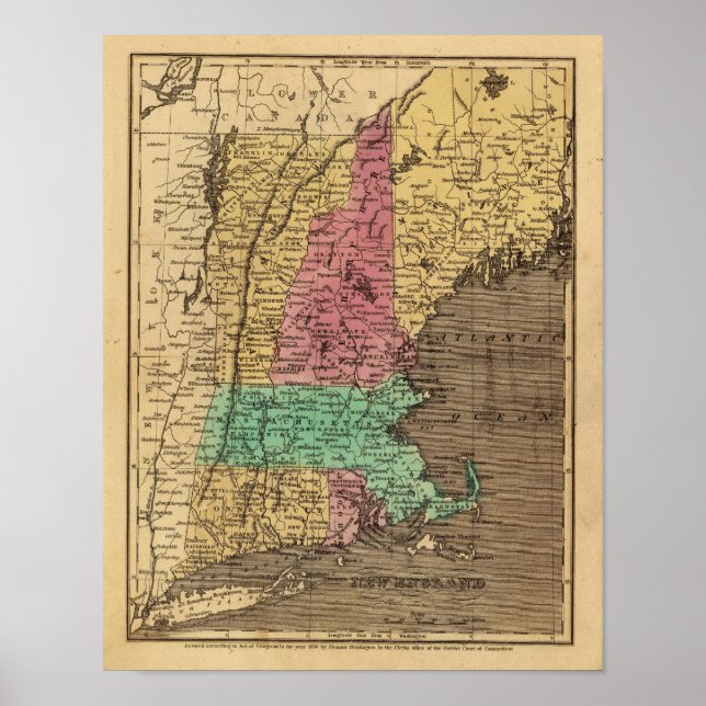 Póster New England 4 (Frente)