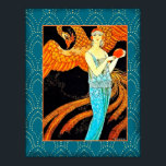 Póster New Georges Barbier Art Deco<br><div class="desc">Si elige descargar, Su tienda Walgreen local hace posters de su descarga en diferentes tamaños y en varias texturas a un precio muy bueno. A veces con un descuento. Un consejo de mi amigo estadounidense. Para el Reino Unido, véase "Digital Printing" en línea. He tomado la foto vintage de Georges...</div>