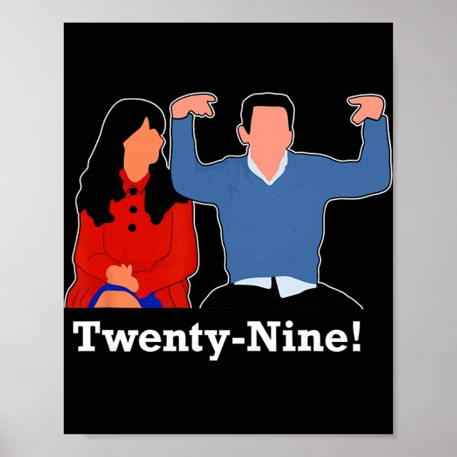 Póster New Girl 29 I'm Feelin' Twenty Nine Happy Birthday (Frente)