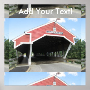 Póster New Hampshire Covered Bridge