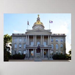 Póster New Hampshire State House, Concord