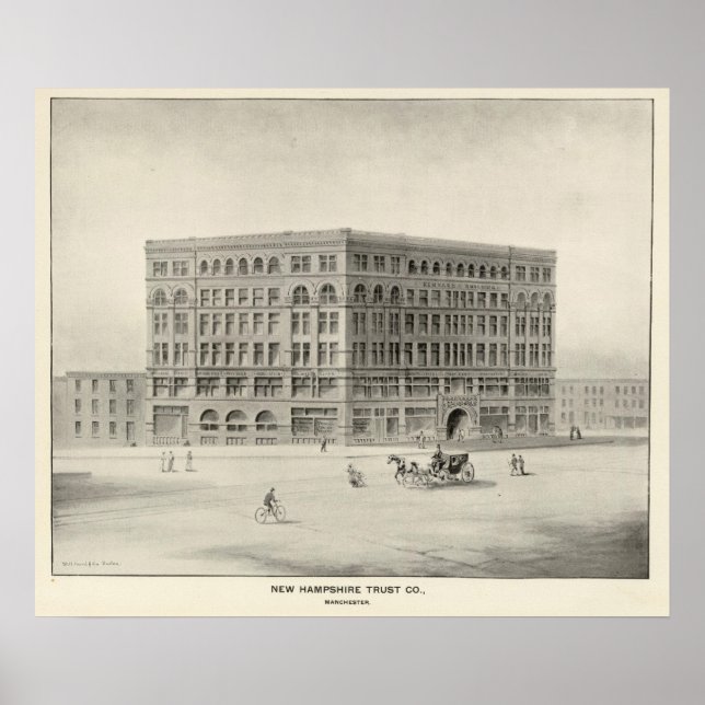 Póster New Hampshire Trust Co., Manchester (Frente)