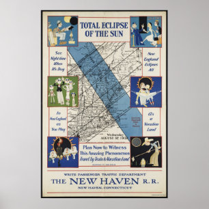 Póster New Haven Viajes de Poster de Viajes de Nueva York