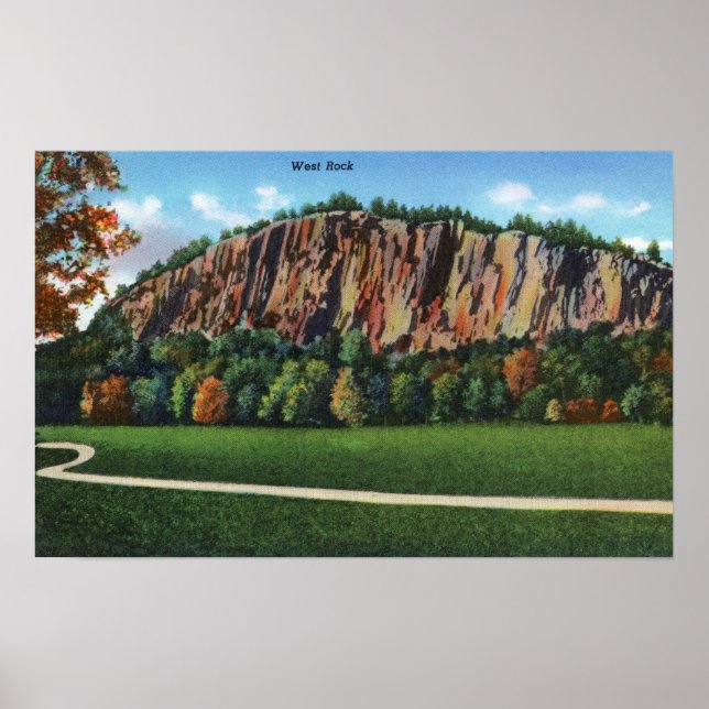 Póster New Haven, visión de CTV del rock occidental (Frente)