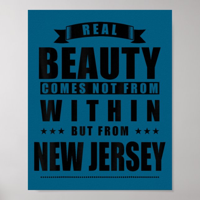 Póster New Jersey - Funny D City Gift  (Frente)