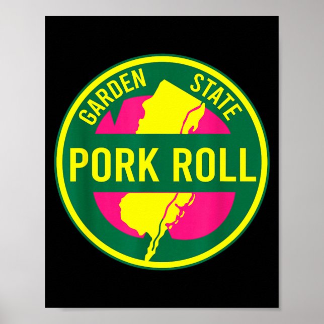Póster New Jersey Rk Roll Nj Garden State Parkway Sign Gr (Frente)