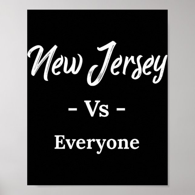 Póster New Jersey Vs Everyone  (Frente)