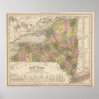 Póster New Map Of New York