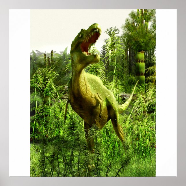 Póster New Mexico Allosaurus (Frente)