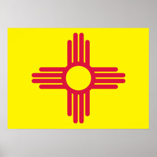 Póster New Mexico flag