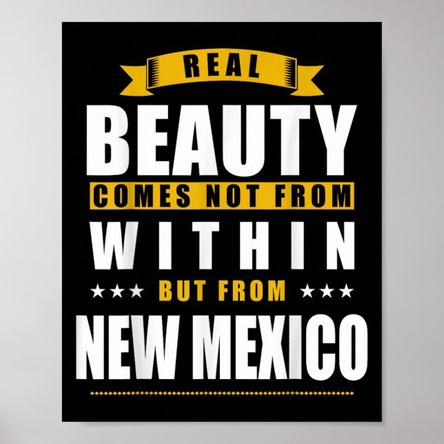 Póster New Mexico - Funny D City Gift  (Frente)