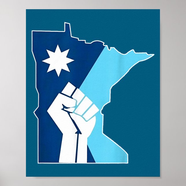 Póster New Minnesota Rebel State Flag (Frente)