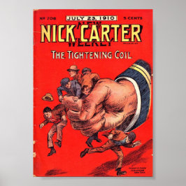 Póster New Nick Carter Weekly 708 - La bobina de apriete