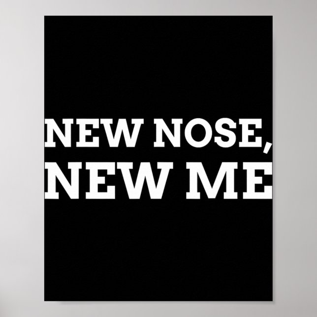Póster New Nose, New Me Funny Nose Job  (Frente)