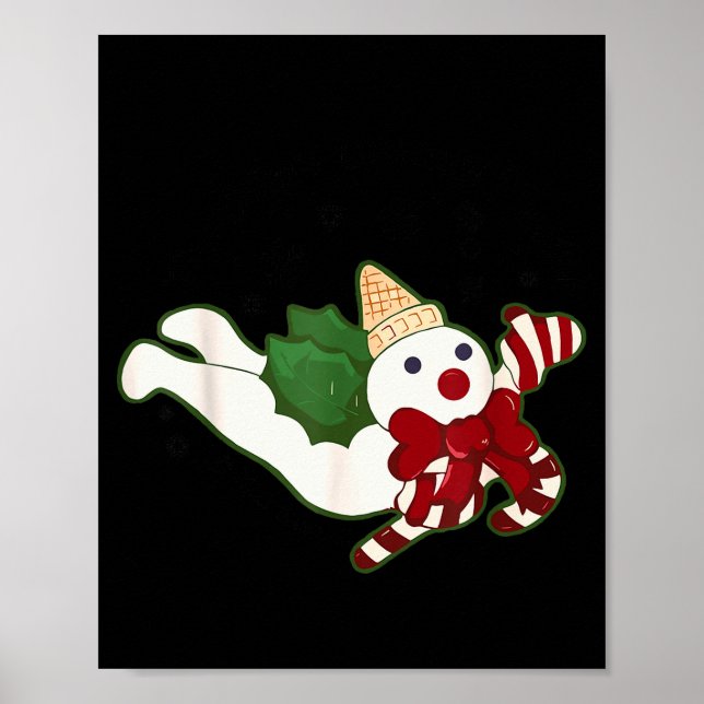 Póster New Orleans Mr Bingle Christmas Tradition Snowmen  (Frente)
