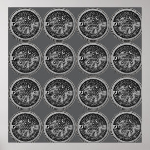 Póster New Orleans Water Meter Wall Art