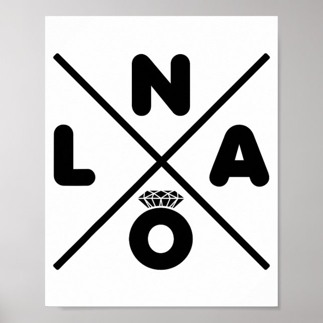 Póster New Orleans Wedding Nola Bachelorette Party Groom  (Frente)