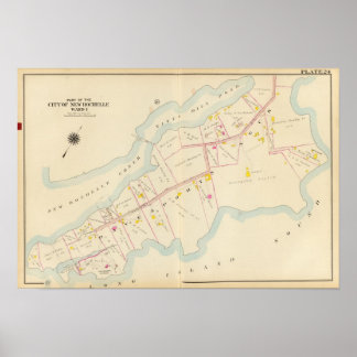 Póster New Rochelle ward ward ward ward 1, Nueva York
