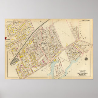 Póster New Rochelle wards 1, 3, Nueva York