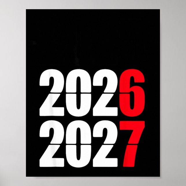 Póster New Year 2026 67 Meme Six Seven Gen Alpha Slang  (Frente)