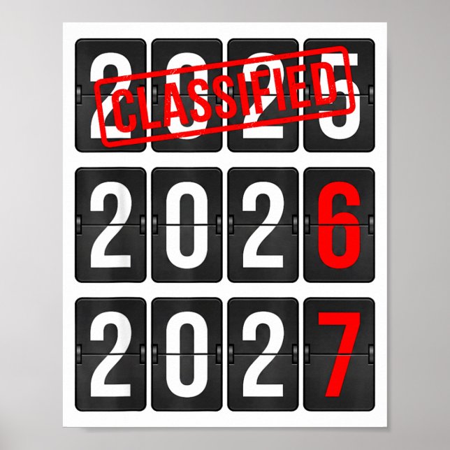 Póster New Year 67 Six Seven Countdown New Year 2026 2027 (Frente)