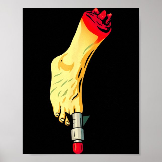 Póster New Years Missile Toe Funny Mistletoe Holiday  (Frente)