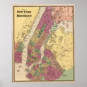 Póster New York, Brooklyn