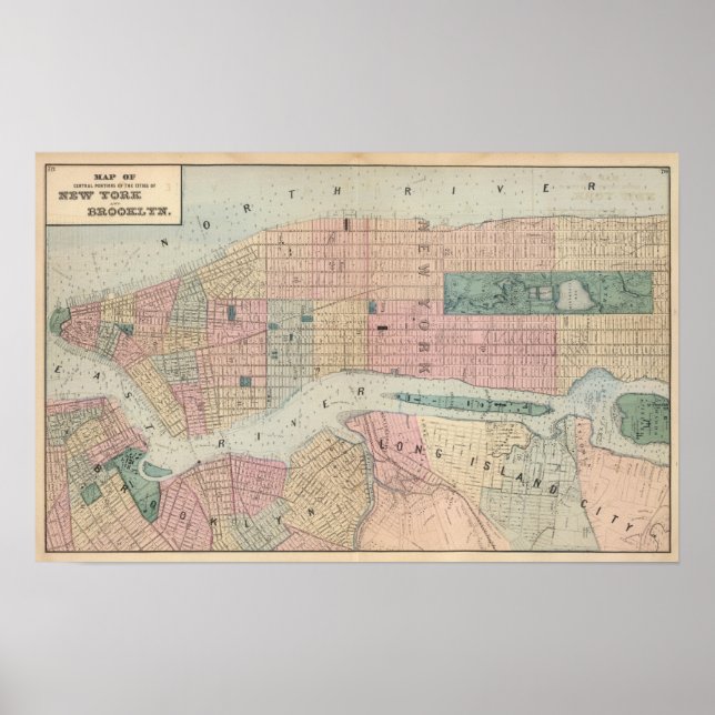 Póster New York, Brooklyn (Frente)