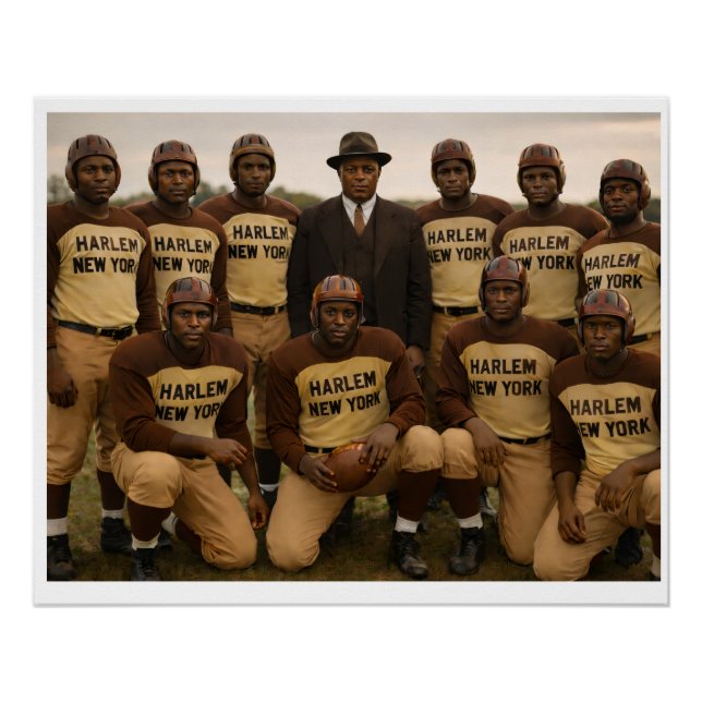 Póster New York Brown Bombers Football Team (Anverso)