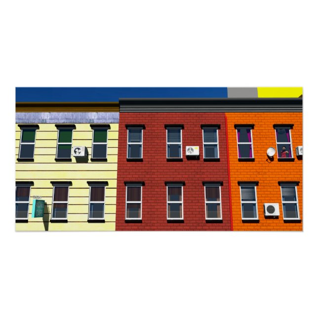Póster New York Buildings (Anverso)