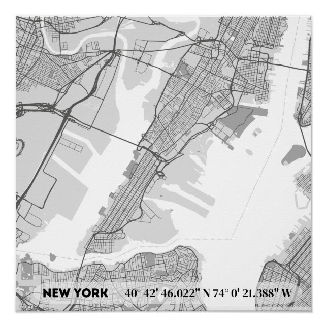 Póster new york city (Anverso)