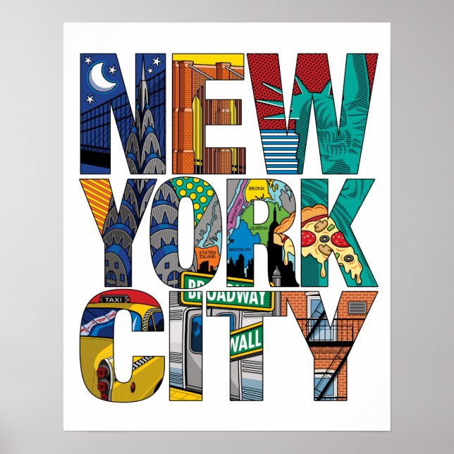 Póster New York City Art Print (Frente)