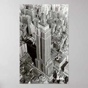 Póster New York City - Empire State Building
