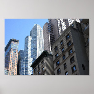 Póster New York City Photography Hi-Rise Architecture NYC
