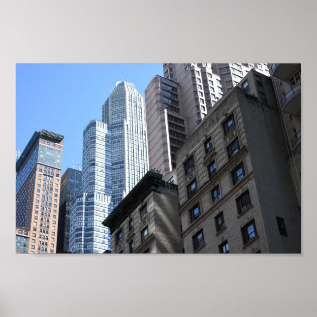 Póster New York City Photography Hi-Rise Architecture NYC (Frente)