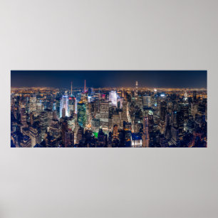 PÓSTER NEW YORK CITY POR NOCHE