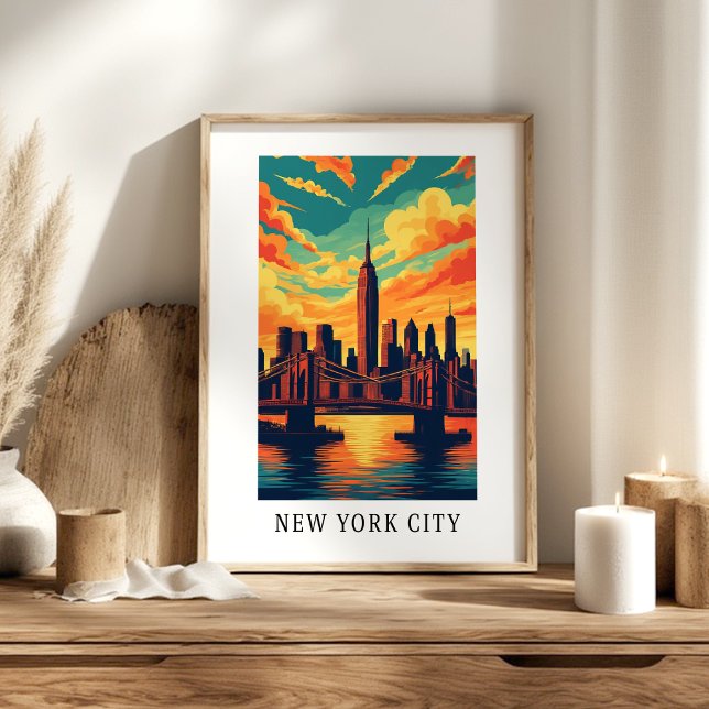 Póster New York City Skyline Poster (Subido por el creador)