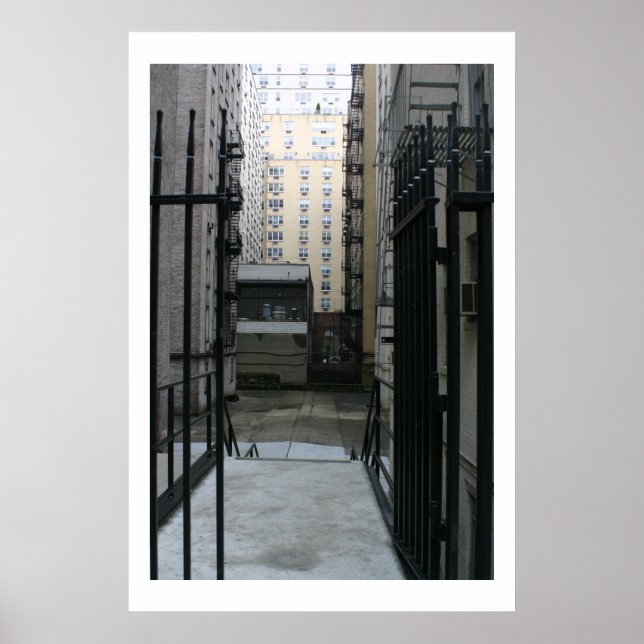 Póster New York Courtyard (Frente)