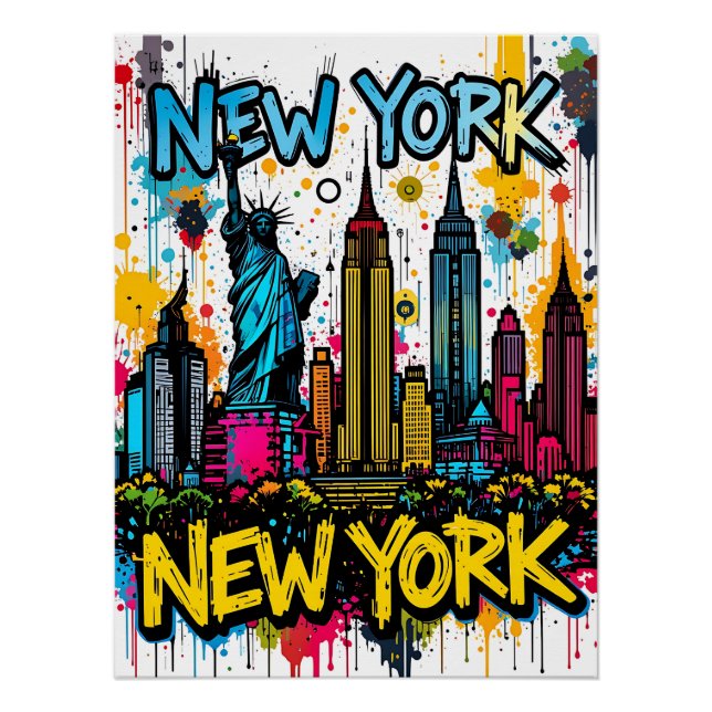 Póster New York Dreams: Vibrant Urban Travel (Anverso)