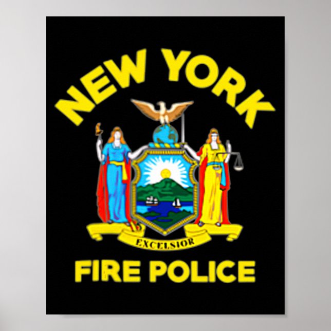 Póster New York Fire Lice Department Firefighters  (Frente)