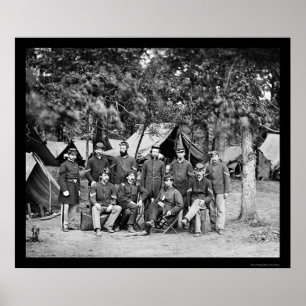 Póster New York Infantry at Bealeton, VA 1863