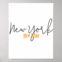 Póster New York, New York Souvenir