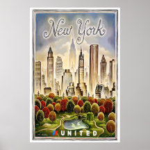 New York Poster Central Park Print United Art