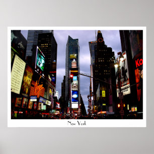 Póster New York Poster Times Square Night NYC Souven