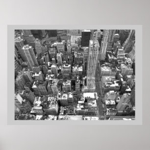 Póster New York Print New York Manhattan Poster Cityscape