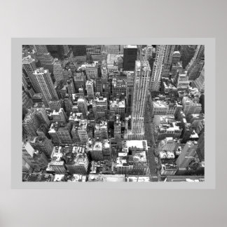 Póster New York Print New York Manhattan Poster Cityscape